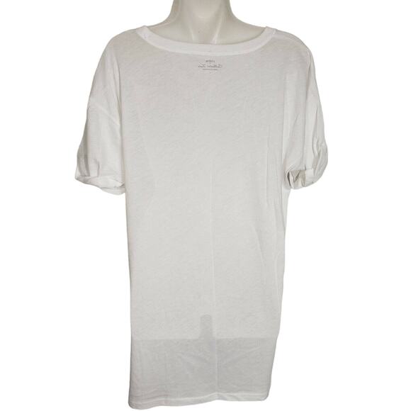 J Crew Womens Large Tile Hem Collector Tee T-shirt In Airy Cotton C8022 S/S - Picture 2 of 9